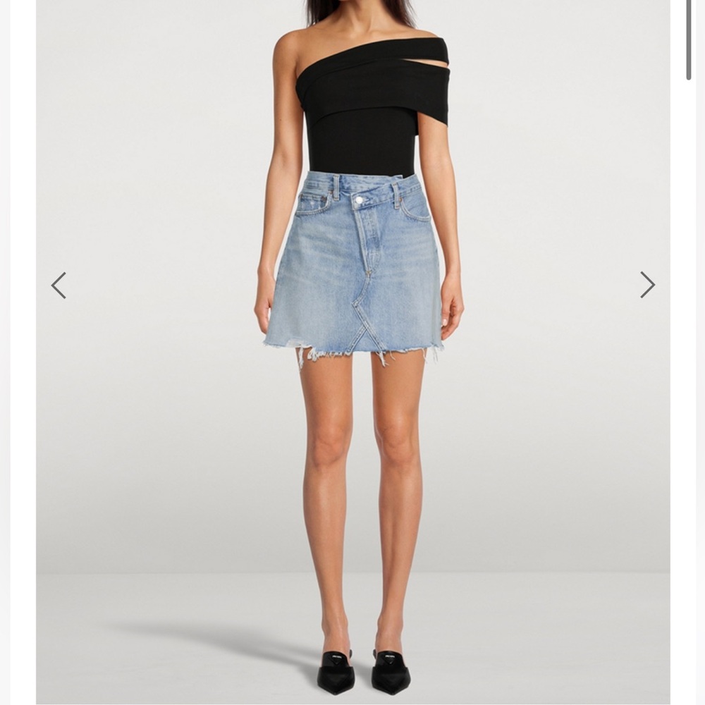 agolde Criss Cross Skirt - Picture 1 of 7